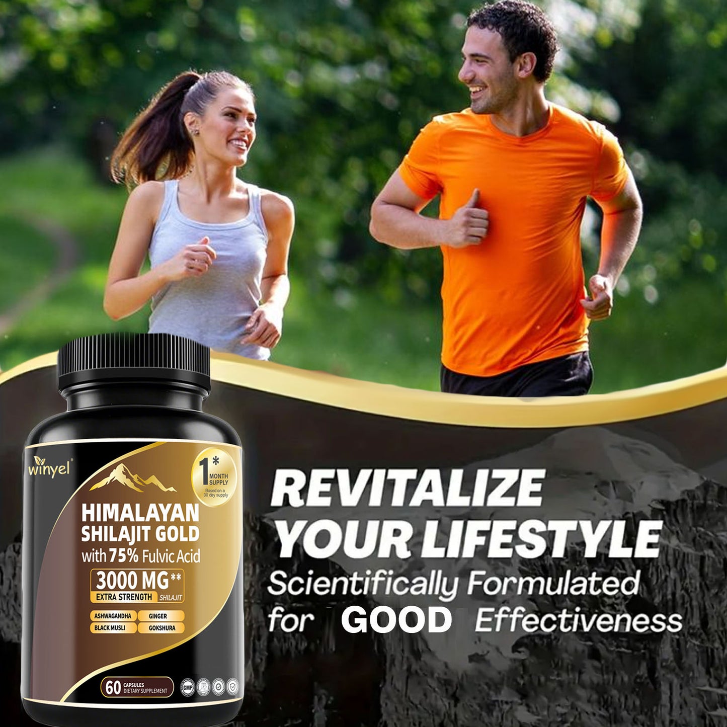 Shilajit Capsules 85 Trace Minerals