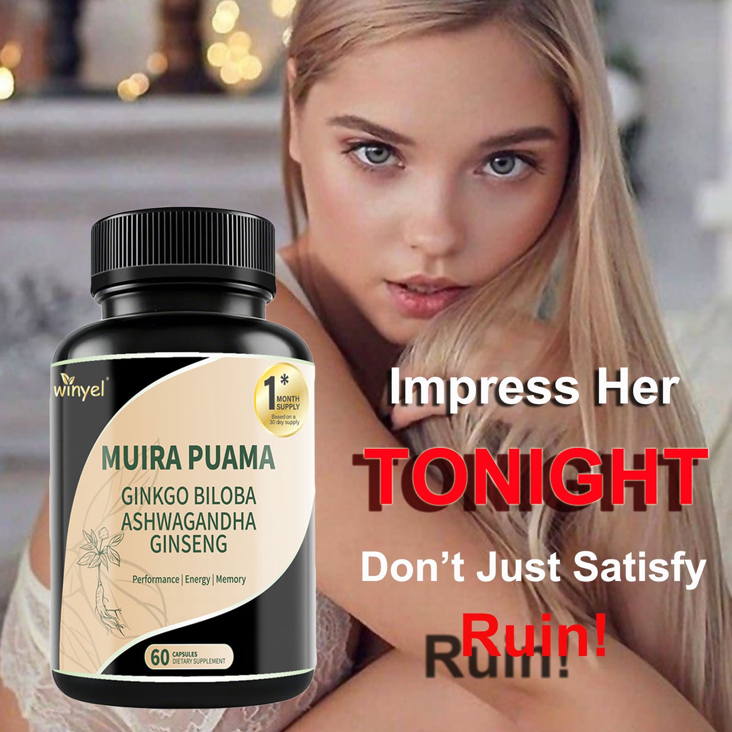 Muira Puama Ginseng 60 Capsules