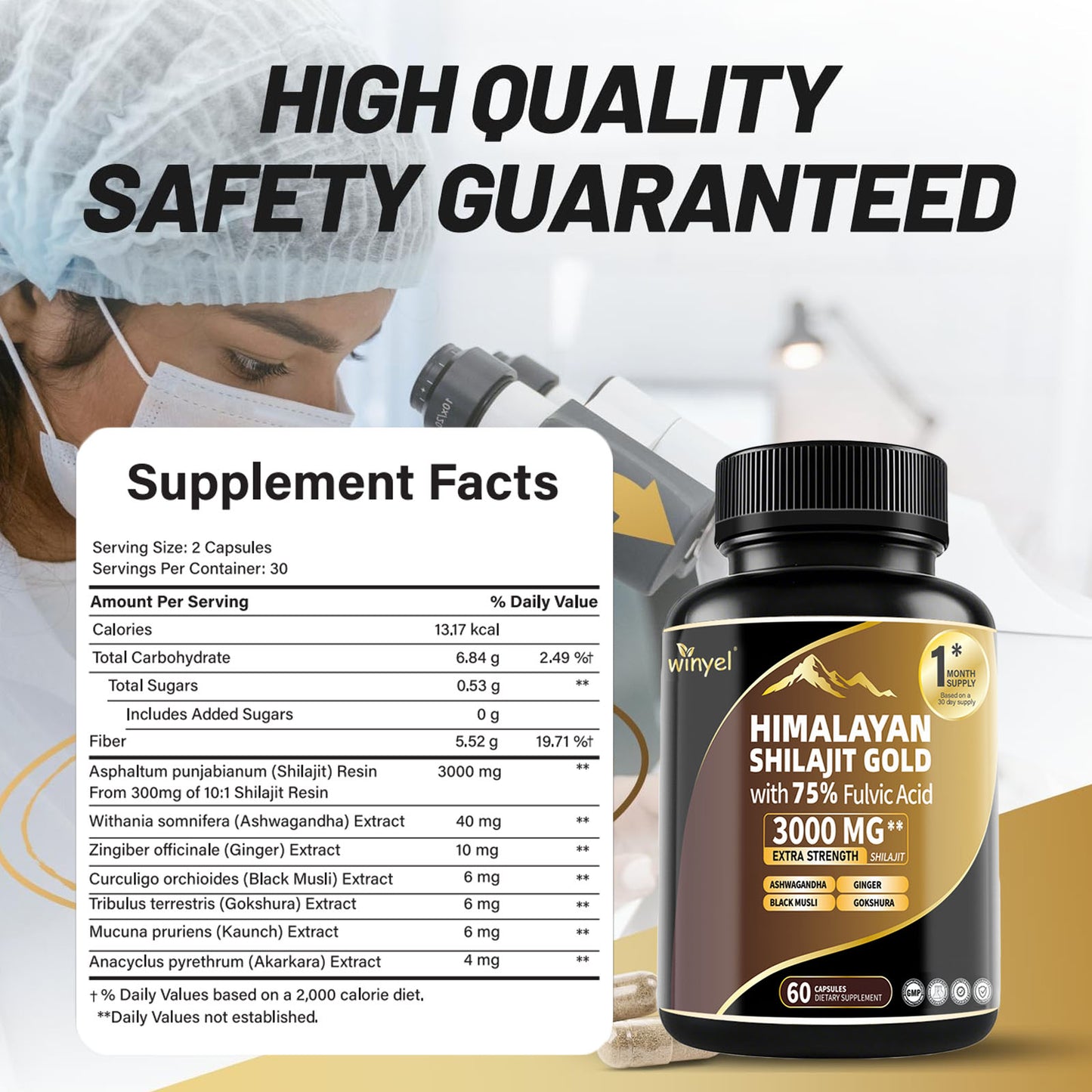 Shilajit Capsules 85 Trace Minerals