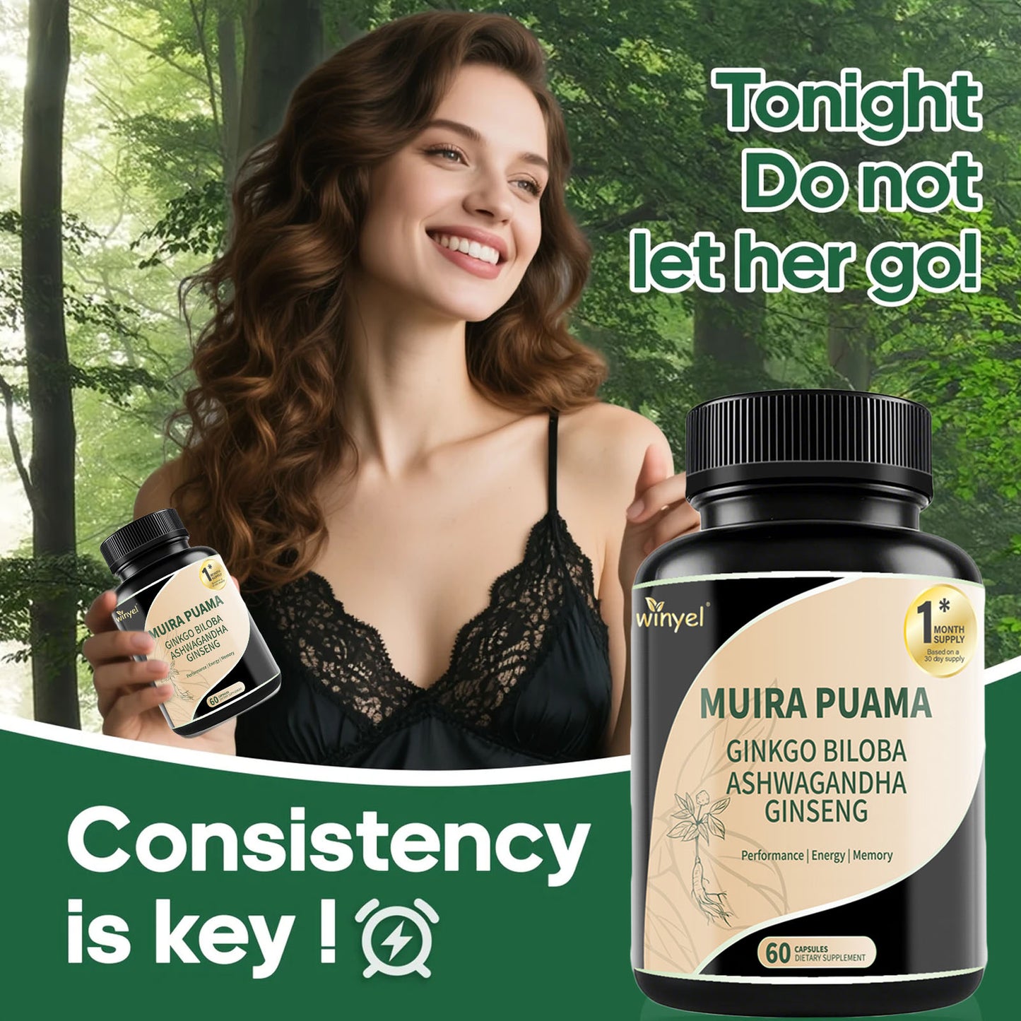 Muira Puama Ginseng 60 Capsules
