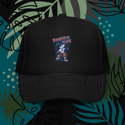 Foam trucker hat by Bugzee Lix
